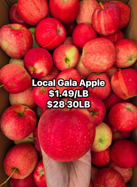 Apple Gala Local 30LB (CaseLot)
